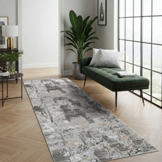 Tapiso Läufer CRYSTAL, rechteckig, Höhe: 8 mm, Wohnzimmer, Schlafzimmer, modern Design
