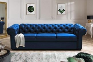 MOEBLO Chesterfield-Sofa Sofa AVIA, Couch Polstermöbel Sitzmöbel Wohnzimmermöbel 3-Sitzer-Sofa Stoffsofa, mit Relaxfunktion