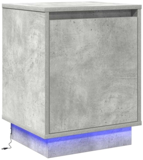 vidaXL Nachttisch mit Betongrau 39 x 34,5 x 50 cm Holzwerkstoff 869600