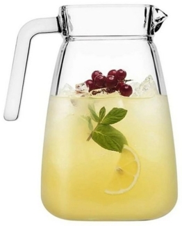 Pasabahce 43028 Krug Kareffe CARRE, 1.8 Liter, Glas, transparent, 1 Stück