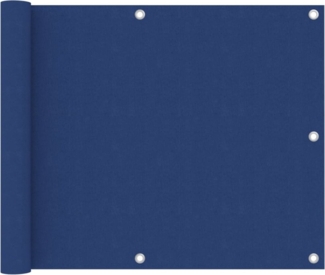 vidaXL Balkon-Sichtschutz Blau 75x600 cm Oxford-Gewebe 135011