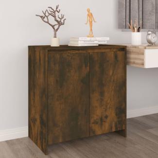vidaXL Sideboard Räuchereiche 70x41x75 cm Holzwerkstoff 813002