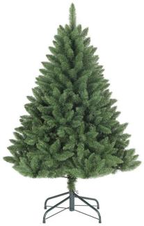 Salcar Künstlicher Weihnachtsbaum PVC Künstlicher Weihnachtsbaum mit Weihnachtsbaumständer Tannenbaum, Nordmanntanne, 120 cm hoch, 86 cm Durchmesser und 290 Spitzen