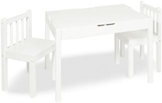 Kindersitzgruppe 'Linnea', weiß, 3-tlg.