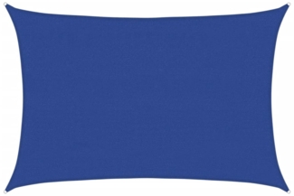 vidaXL Sonnensegel 160 g/m² Rechteckig Blau 4x5 m HDPE 311518