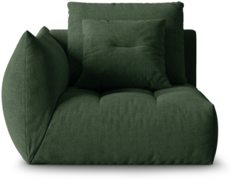 Micadoni Eckmodul Bloom Links Strukturierter Stoff City Moßgrün