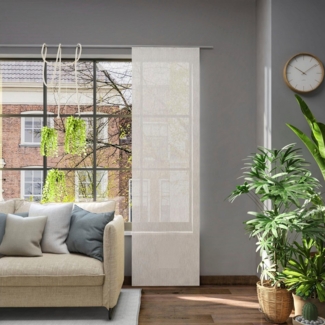 Neutex for you! Schiebegardine Libre-ECO (1 St), Paneelwagen, halbtransparent, Jacquard, nach Maß