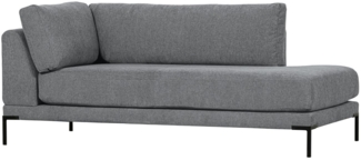 Modulsofa Couple Lounge-Element Rechts, Denim