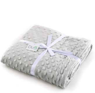 Duffi Baby 5412-11 Kuscheldecke 2-seitig, 80 x 110 cm