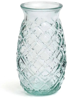 Das Pineapple Glas - Blau - M - Blau - 9x9x15cm