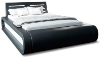Sofa Dreams Boxspringbett Sorano (6 Teile), LED-Beleuchtung im Kopfteil, Bett in Kunstlederbezug, Matratze, Topper