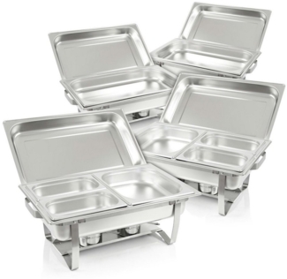 Mahlzeit Speisenwärmer Chafing dish Profi Set "Grenoble", 30 teilig