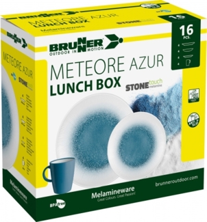 Brunner - Geschirrset "Lunch Box Meteore" 16-teilig