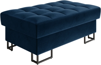 Polsterhocker 'Laris' Fresh blau