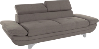 COTTA 3-Sitzer Enterprise, Big-Sofa, mit Armteilverstellung & Kopfteilverstellung