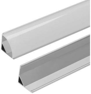 Clanmacy LED-Stripe-Profil 10x 1m LED Aluminium Profil LED Strip Schiene