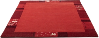 THEKO Wollteppich Royal Ganges, rechteckig, Höhe: 13 mm, reine Wolle, mit Bordüre, ideal im Wohnzimmer & Schlafzimmer