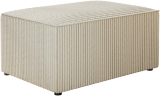 Polsterhocker Kobaro Cord (Farbe: Poso 100)