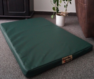Hundebettenmanufaktur Hundematte Orthopädische Hundematratze mit antiallergischer Kokosmatte Kunstleder