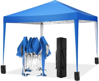 COBIZI Pavillon 3x3m Wasserdicht Pop up Partyzelt mit Sandsack, Höhenverstellbar