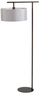 Elstead Lighting Balance 1-Light Stehleuchte 1-flammig Dunkelbraun Grau 162cm E27