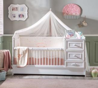 Cilek ROMANTIC BABY 7-tlg. Baby Set L Babydecke Kissen Gitterschutz
