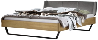 Hasena Lounge Montieri 140x210 Eiche bright, geölt - Fusshöhe 25 cm Massivholzbett