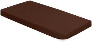 Irisette Frottier-Stretch Betttuch Orion 0009 schoko 100x200 cm 9-88 schoko