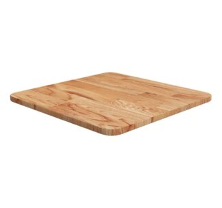 vidaXL Tischplatte Quadratisch Hellbraun 50x50x1,5cm Behandelte Eiche 343001