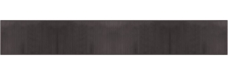 vidaXL Teppich Rechteckig Dunkelbraun 60x400 cm Bambus 376851