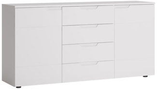 Kommode Paris Sideboard 160x40x81,5cm 2-türig grifflos