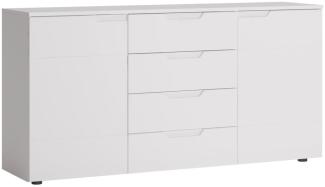 Kommode Paris Sideboard 160x40x81,5cm 2-türig grifflos