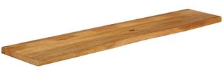 vidaXL Tischplatte mit Baumkante 140x40x2,5 cm Massivholz Mango 370543