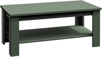 AX LIVING Wohnzimmer Tisch Palmano ST2 – 120 cm breit, Stilvoll Grün