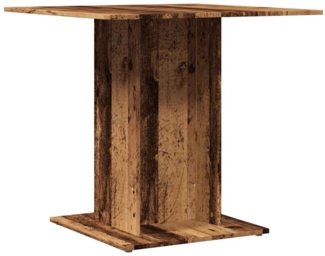 vidaXL Esstisch Altholz-Optik 80x80x75 cm Holzwerkstoff 855810