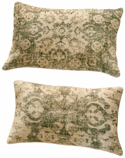 Mirabeau Kissenhülle Kissenhülle 2er Set Calperino beige/grün