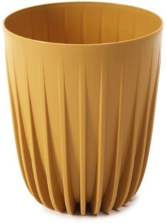 SIENA GARDEN Pflanzgefäß PALMA curry 14,5 cm Kunststoff, 14,5 x 14,5 x 17,2 cm