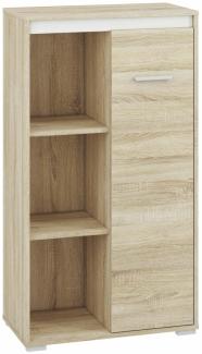 Stylefy Vanesa Highboard Sonoma Eiche Weiß