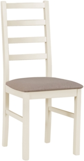 Selsey 'Nicella' Esszimmerstuhl mit Polstersitz, Beige/Greige