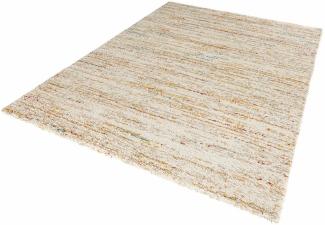 Hochflor Teppich Chic meliert creme - 80x150x3cm