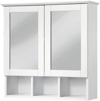 welltime Spiegelschrank Landhaus Sylt Breite 62,5 cm, aus Massivholz