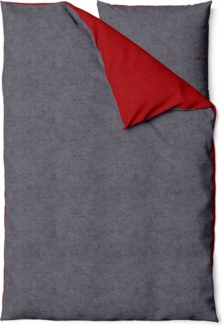 SETEX Wendebettwäsche Feinbiber, Biber, 3 teilig, mit Wendefunktion