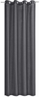 JEMIDI Scheibengardine Vorhang blickdicht mit Ösen - Dekoschal 100% Polyester - Montage, (1 St)