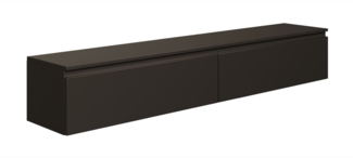 Selsey 'Bemmi' TV-Hängeboard, Schwarz, ca. 30 x 175 x 32 cm