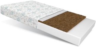 Matratze 80x160 cm Kaltschaum CALM Dumbo Kokos Klimafaser Polyurethanschaum H3 H4 10 cm