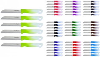 60er Set Cheffinger Messer-Set Küchenmesser Kochmesser CF-MKS bunt