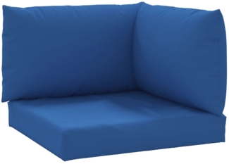 vidaXL Palettenkissen 3-tlg. Blau Oxford-Gewebe 361783