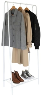 Kleiderständer schmal mit 2 Ablagen 10051732_49