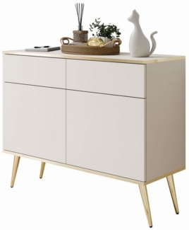 Lookway Kommode OXFORD KSZ107 Zweiflügelige Kommode mit Schubladen