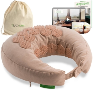 BACKLAxx® Nackenhörnchen Akupressur, Akupressur U Kissen